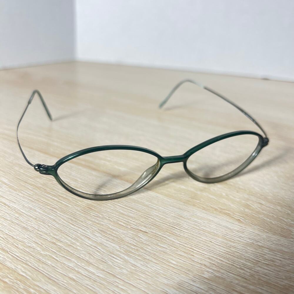 Safilo SAF 5006 Y88 Eyeglasses FRAMES ONLY Metal Gray Green 49-14-140